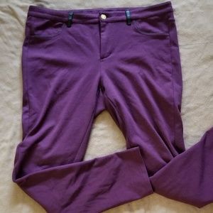 Plum dressy pants